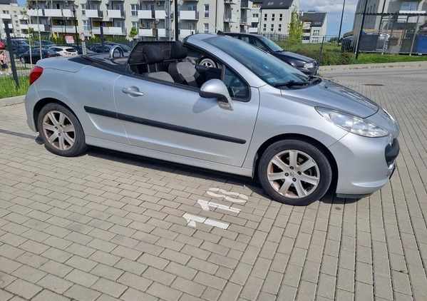 Peugeot 207 CC cena 15500 przebieg: 91500, rok produkcji 2008 z Wieliczka małe 106